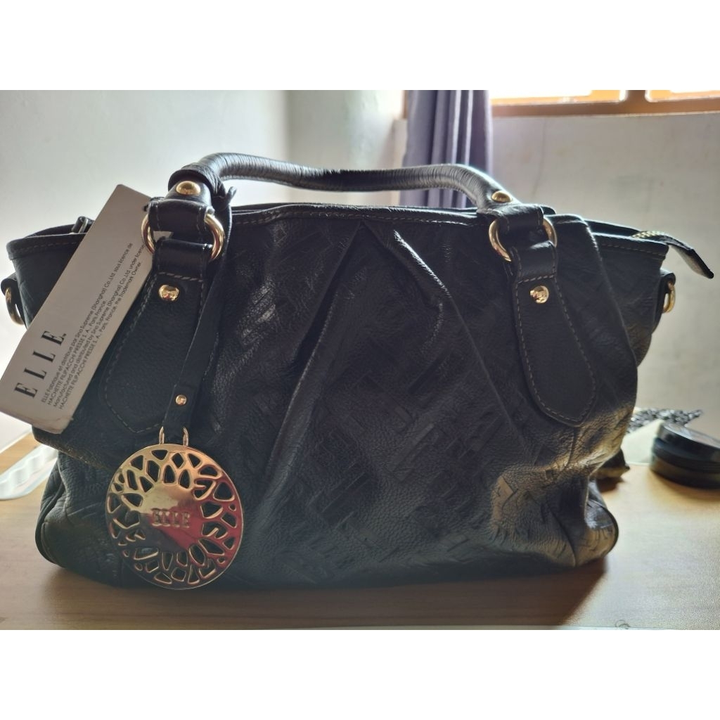 Tas kulit asli brand Elle (SOLD)