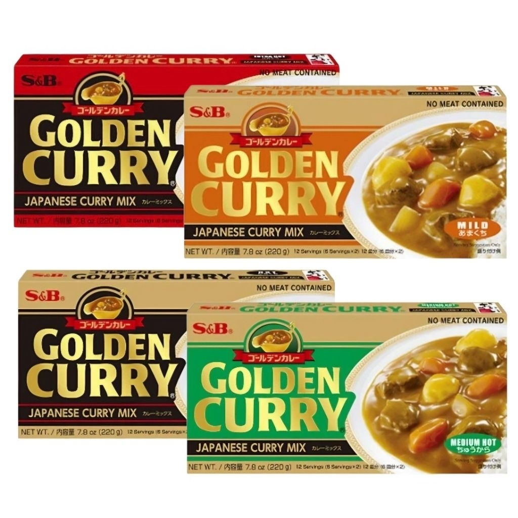 

S&B Golden Curry - 220gr | Japanese Curry Mix Kari Jepang Kare