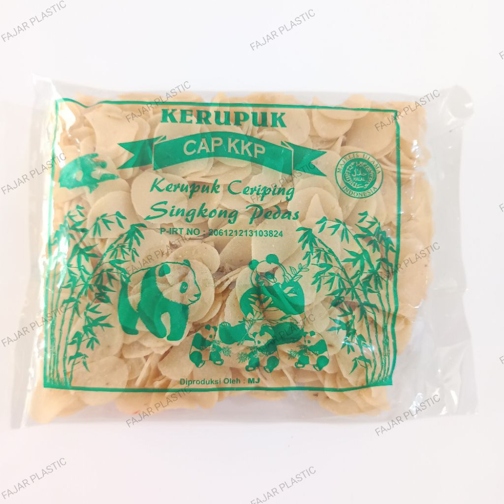 

Kerupuk Panda Cap KKP - Kerupuk Ceriping - Kerupuk Singkong Pedas - Keripik Singkong