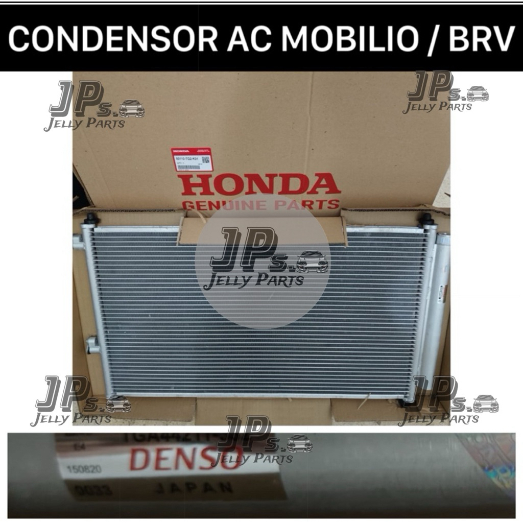 CONDENSOR AC KONDENSOR AC HONDA MOBILIO / BRV MANUAL MATIC ASLI ORIGINAL DENSO JAPAN