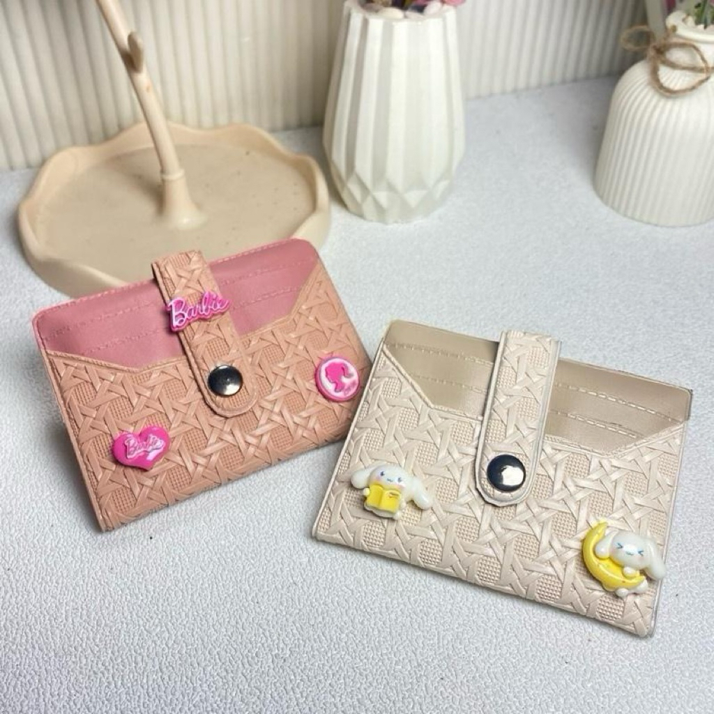 Dompet Wanita Aura Anyaman/Dompet Wanita Mini/Dompet Lipat