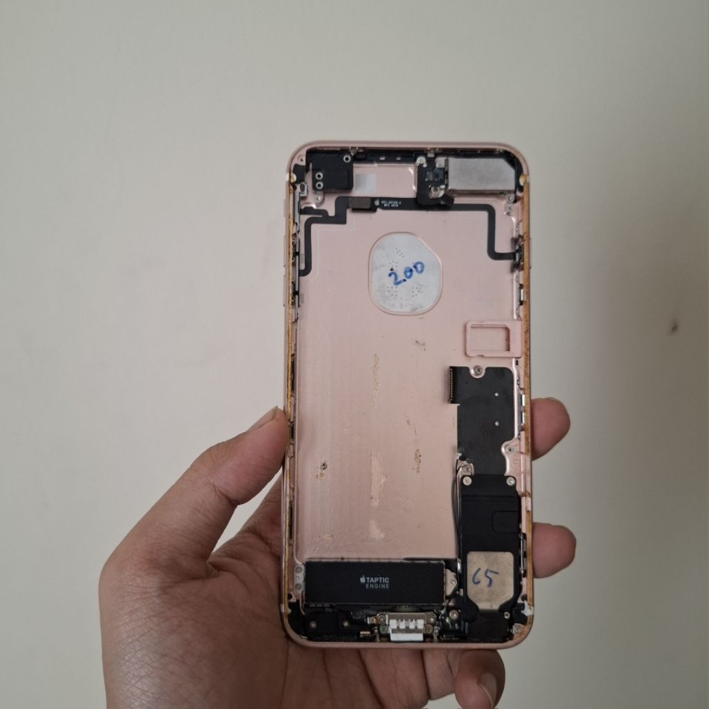 housing iphone 7 plus copotan ori 100% rose gold
