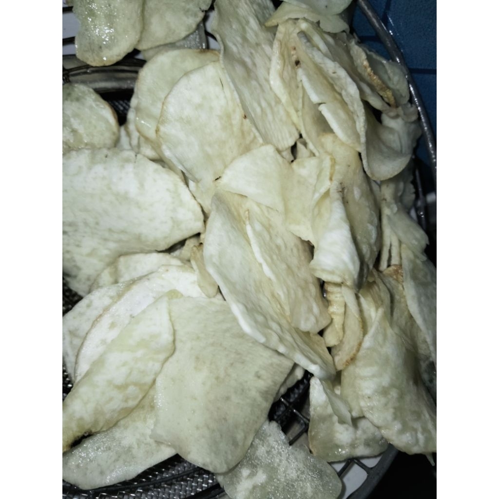 

Keripik talas original gurih renyah