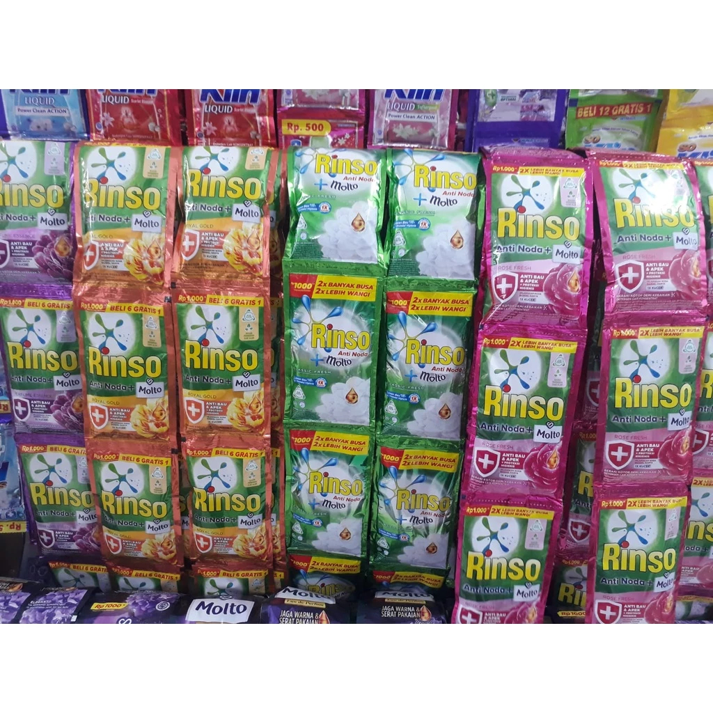 rinso molto detergent cair 1 rencheng 6 sachet 38ml