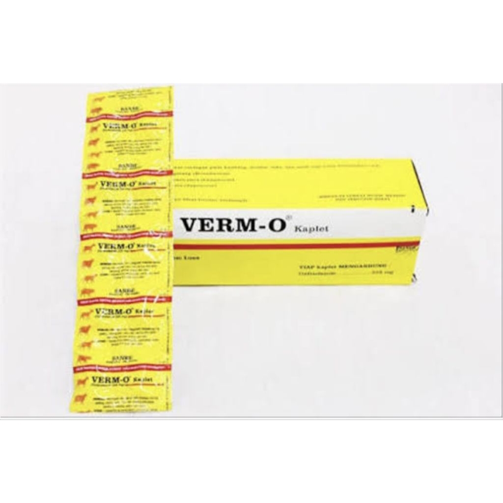 VERM O KAPLET OBAT CACING KAMBING DOMBA RUMINANSIA