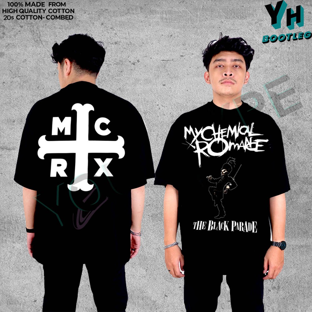 BIG OVERSIZE T-SHIRT MCR BLACK PARADE SPECIAL YHBOOTLEG