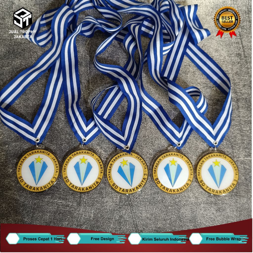 Medali, Medali Akrilik Custom, Medali Award, Medali Futsal, Medali Murah, Medali wisuda, Medali SD