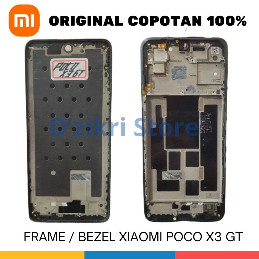 FRAME TATAKAN LCD XIAOMI POCO X3 GT ORIGINAL COPOTAN 100%