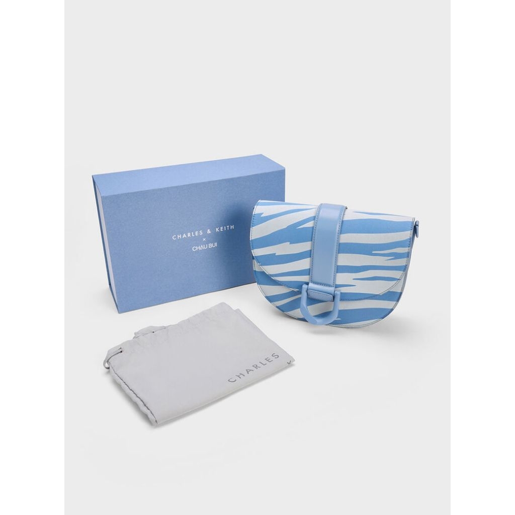 TAS GABINN ZEBRA SHOULDER BAG + BOX