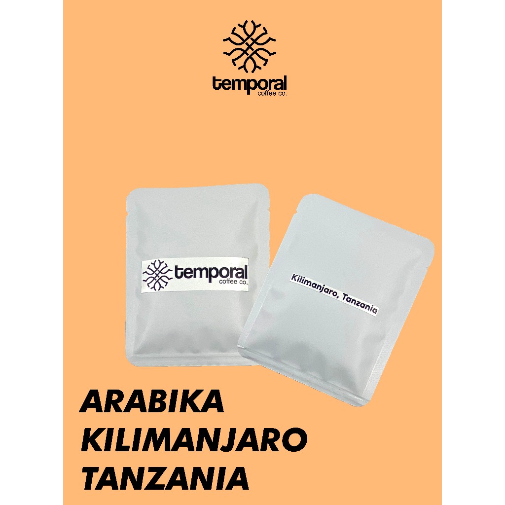 

Drip Bag Arabika Kilimanjaro Tanzania 10gr | Temporal Coffee Company