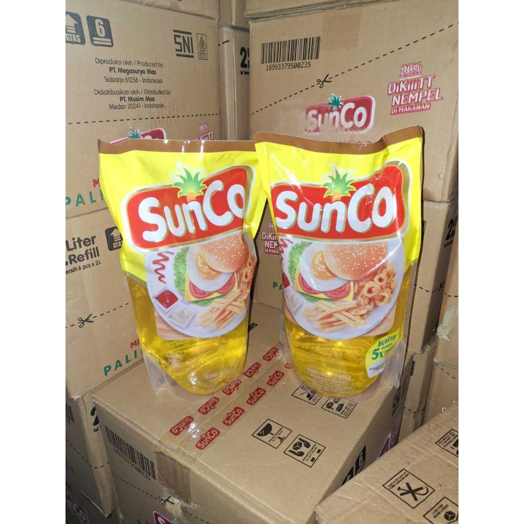 

Minyak Sunco Kemasan 2 Liter Satu Karton