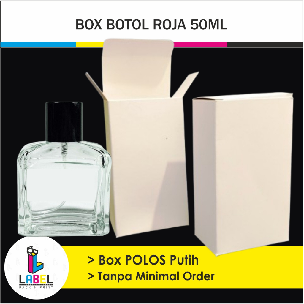 

Box Kemasan / Dus Parfum Roja 50ml Uk. 6.5 x 3,5 x 10,5 (cm) POLOS