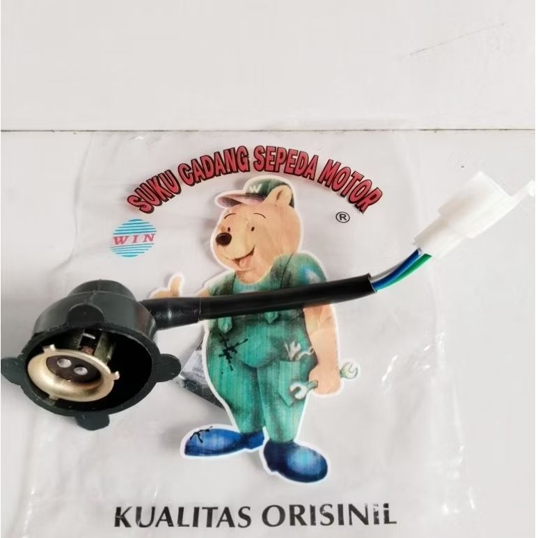 FITING LAMPU DEPAN SOKET LAMPU GRAND SUPRA MERK WIN