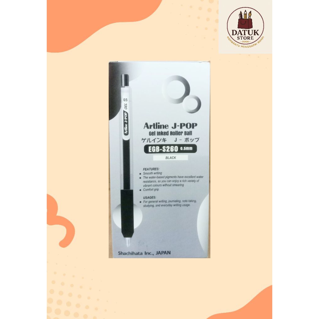 

BP ARTLINE J-POP EGB-S260 HITAM