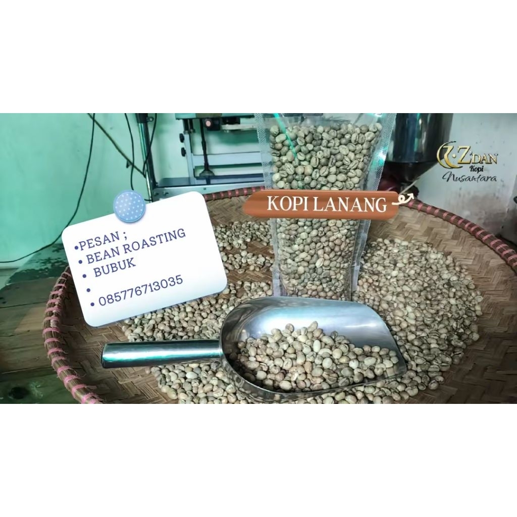 

Kopi Lanang Robusta Premium roasting bean, bubuk