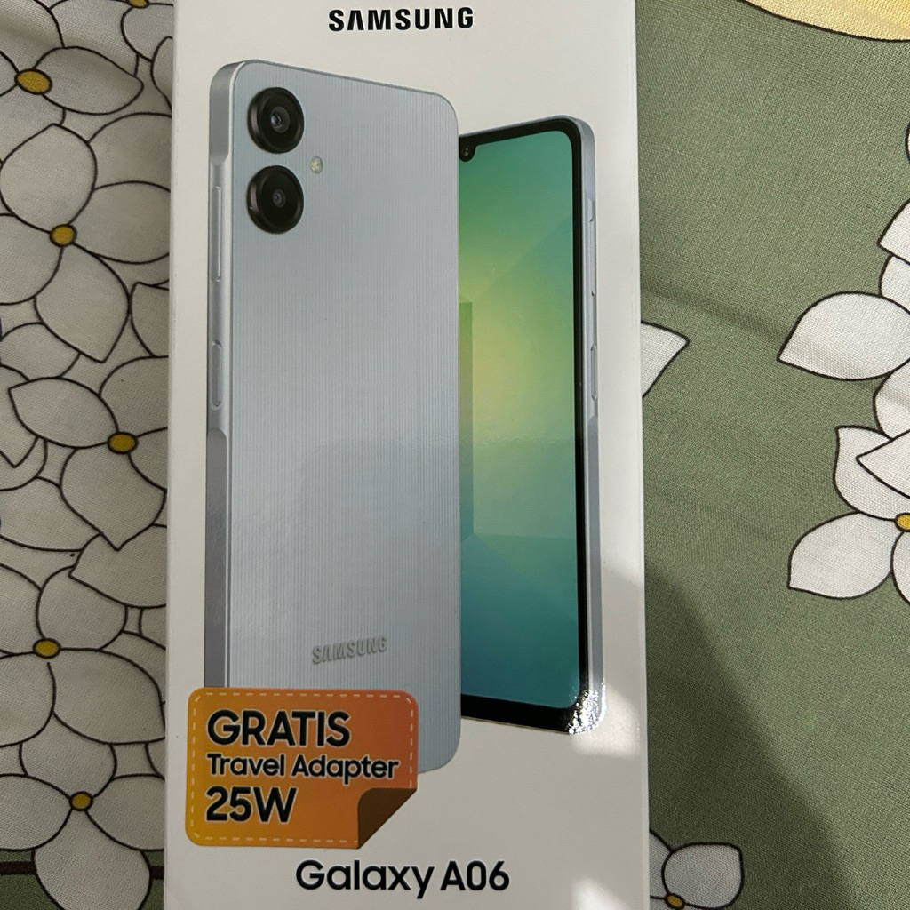 Samsung A06 4/128 (second) + Charger Samsung ORI (new)
