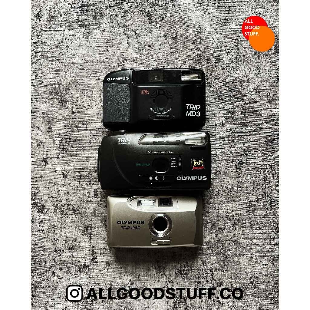 OLYMPUS TRIP 100R / TRIP MD 3 / TRIP PANO 2 /OLYMPUS 500 / OLYMPUS AF 51 / OLYMPUS JUNIOR / OLYMPUS 