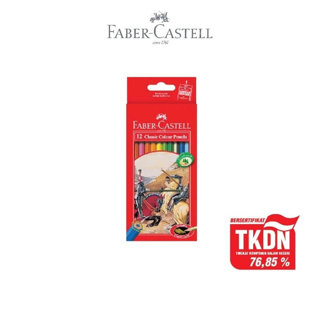 

Faber-Castell Pensil Warna Classic Colour Pencil Set 12 Panjang