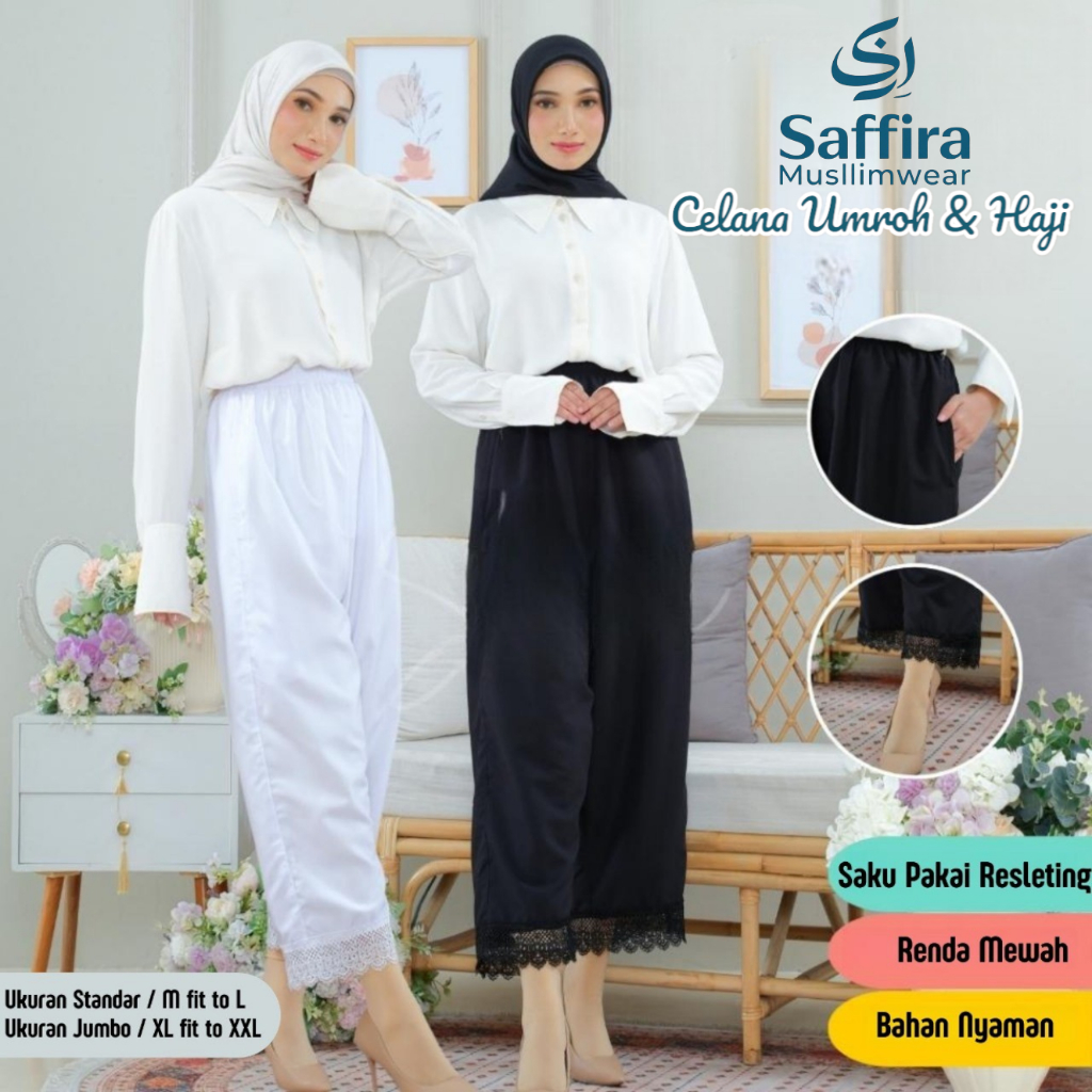Celana Renda Wanita Umroh & Haji Perlengkapan Ibadah Haji & Umroh