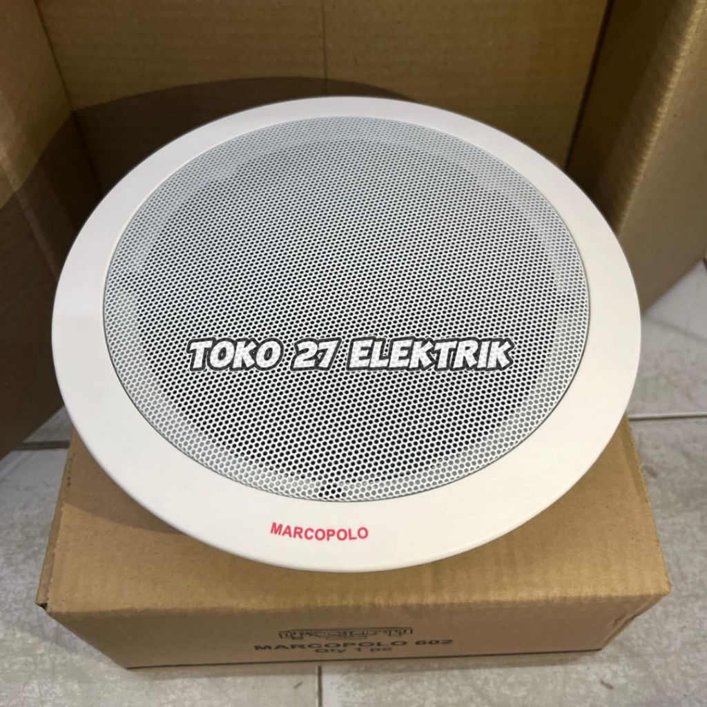 Speaker Plafon Ceiling 6 inch Marcopolo 602 ( 2-Way ) Ceiling Speaker TOA MARCOPOLO 602