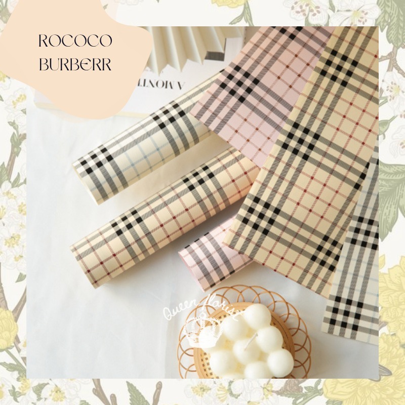 

ROCOCO GRID WRAPPING FLOWER SQUARE CELLOPHANE MOTIF KOTAK GRID KERTAS KADO KOTAK KECIL FLORAL WRAPPING BUKET CRAFT PAPER GIFT PAPER KERTAS BUNGA FLORIST WATERPROOF PAPER NON WOVEN PAPER PASTEL PAPER BUKET WISUDA MONEY BOUQUET KERTAS MOTIF NATAL CHRISTMAS