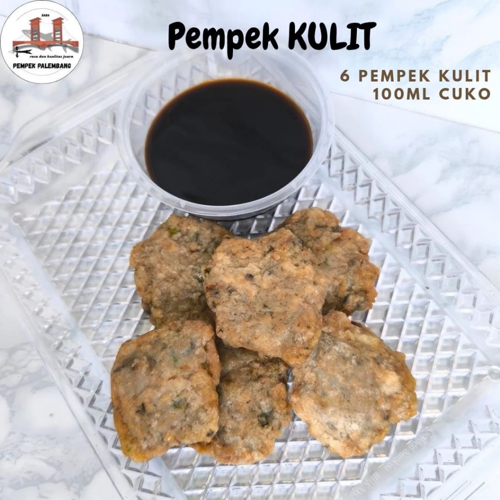 

Pempek Kulit / Pempek Asli Palembang / Ikan Tenggiri Asli / Pempek Super Premium / Pempek BABA