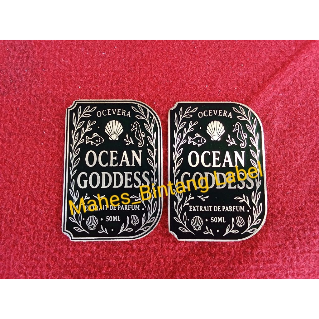 

Label plate custom untuk parfum