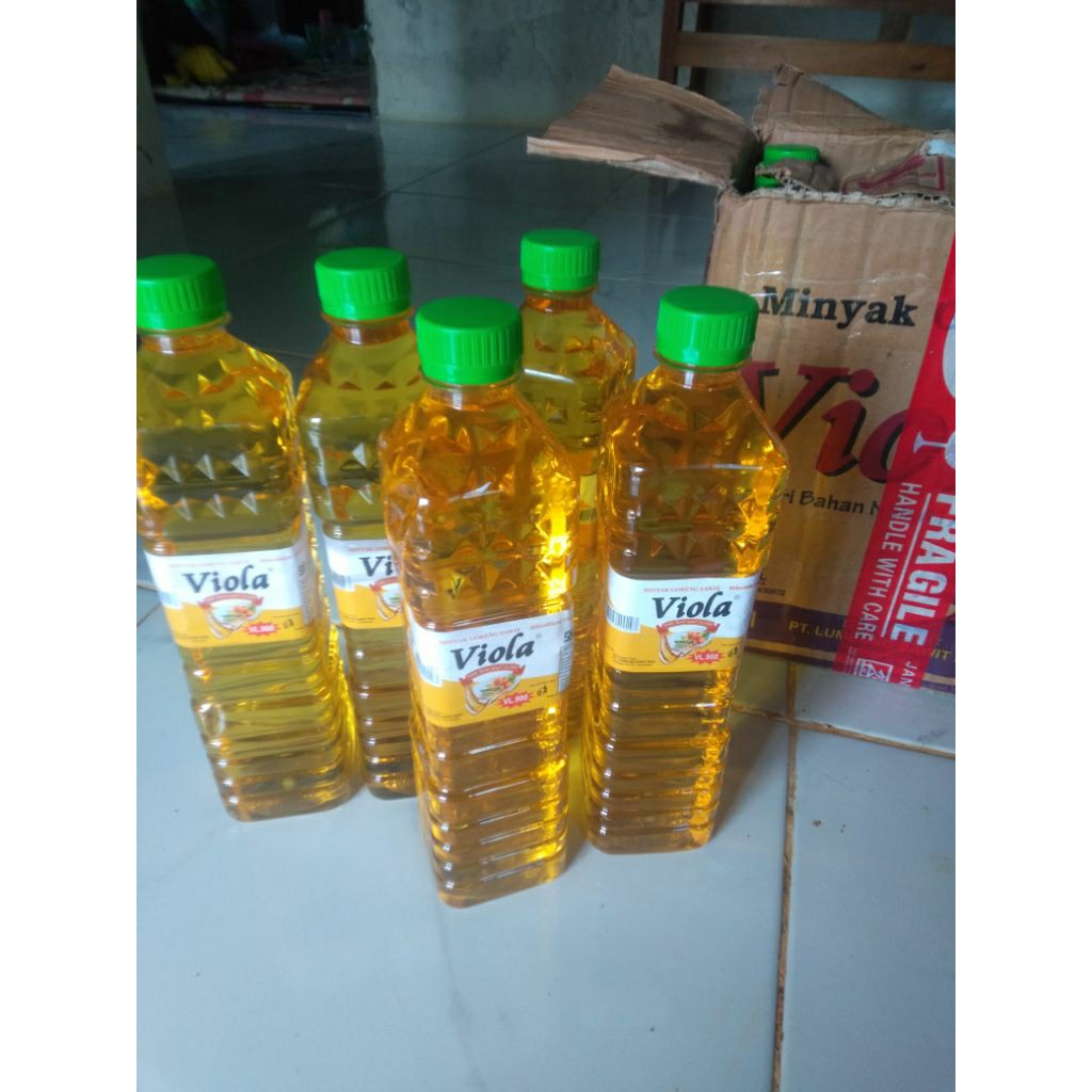 

minyak goreng botol viola VL 900 isinya 750ml