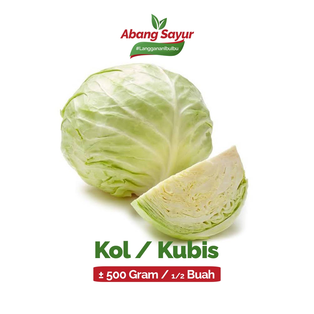

Kol / Kubis Segar ±500gr / ½ Buah – Renyah & Cocok untuk Lalapan