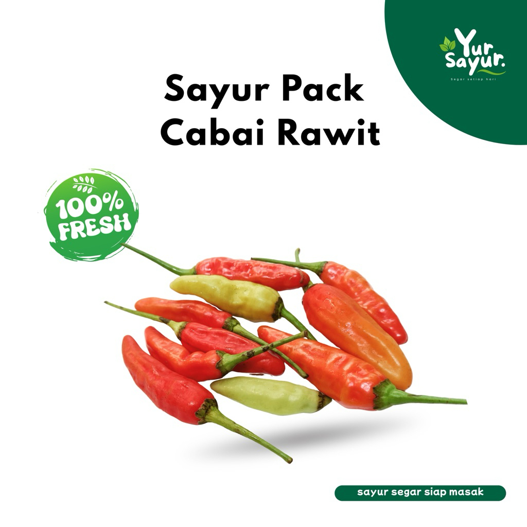 

YUR SAYUR - Cabe Rawit Pedas Alami Fresh Panen, Kualitas Terbaik