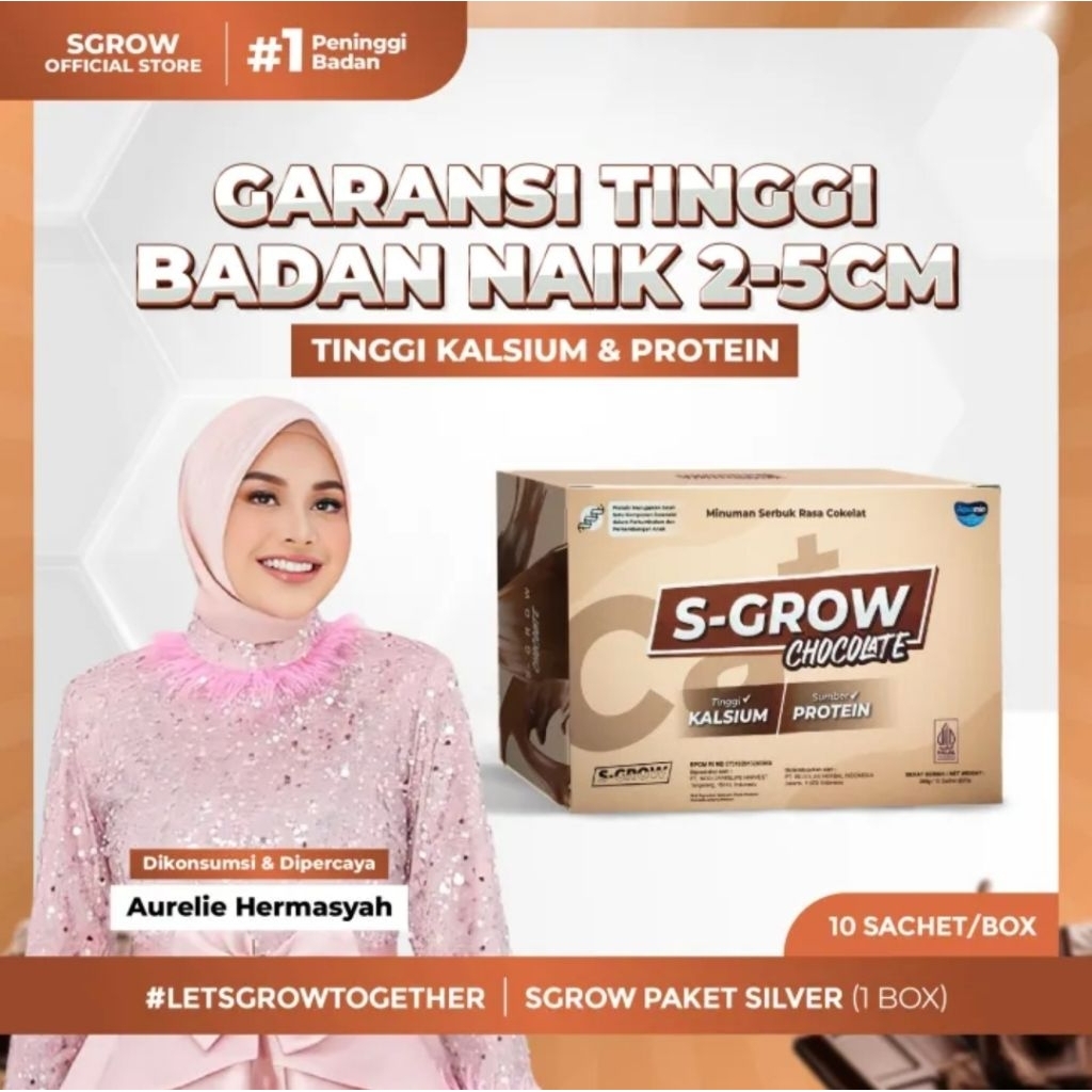 

S-GROW CHOCOLATE - Peninggi Badan Terbaik Untuk Remaja dan Dewasa