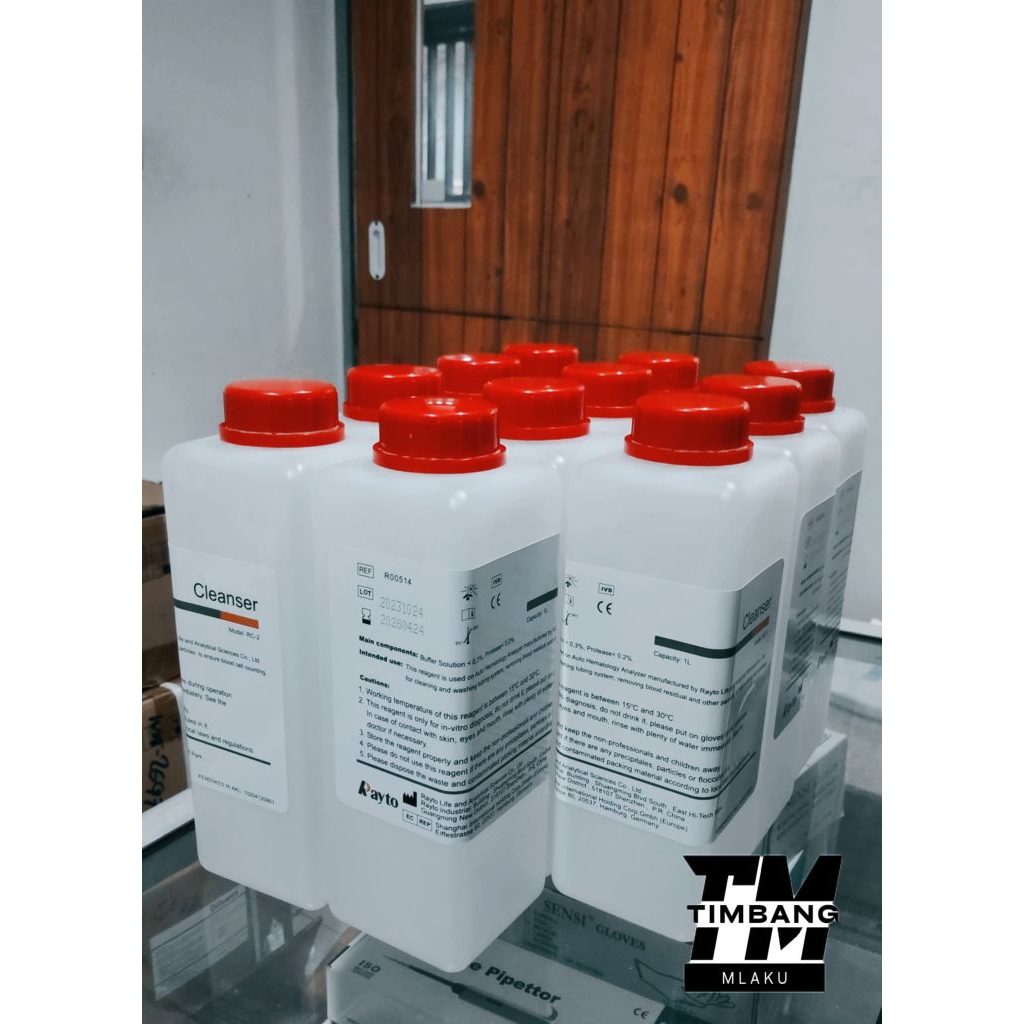 Reagen hematologi Rayto Cleanser RT-7300/7600 WapLab WP-350/360 1L