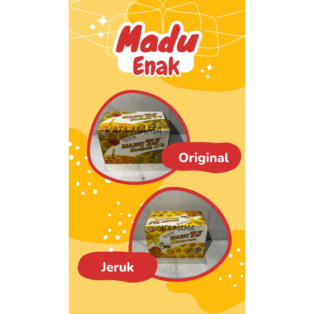 

Madu TJ Sachet Royal Jelly Rasa Original / Jeruk