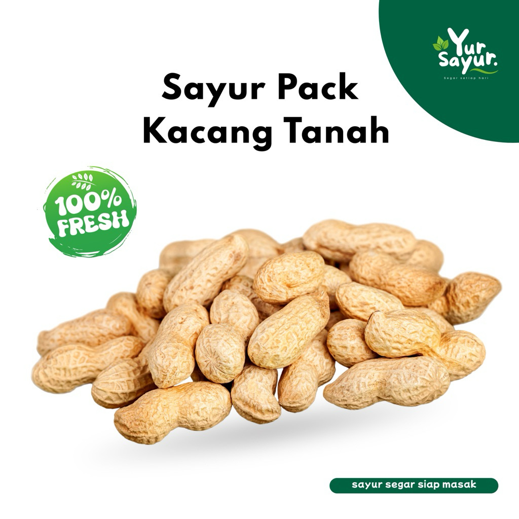 

YUR SAYUR - Kacang Tanah Mentah Kualitas Premium Cocok untuk Camilan & Masakan