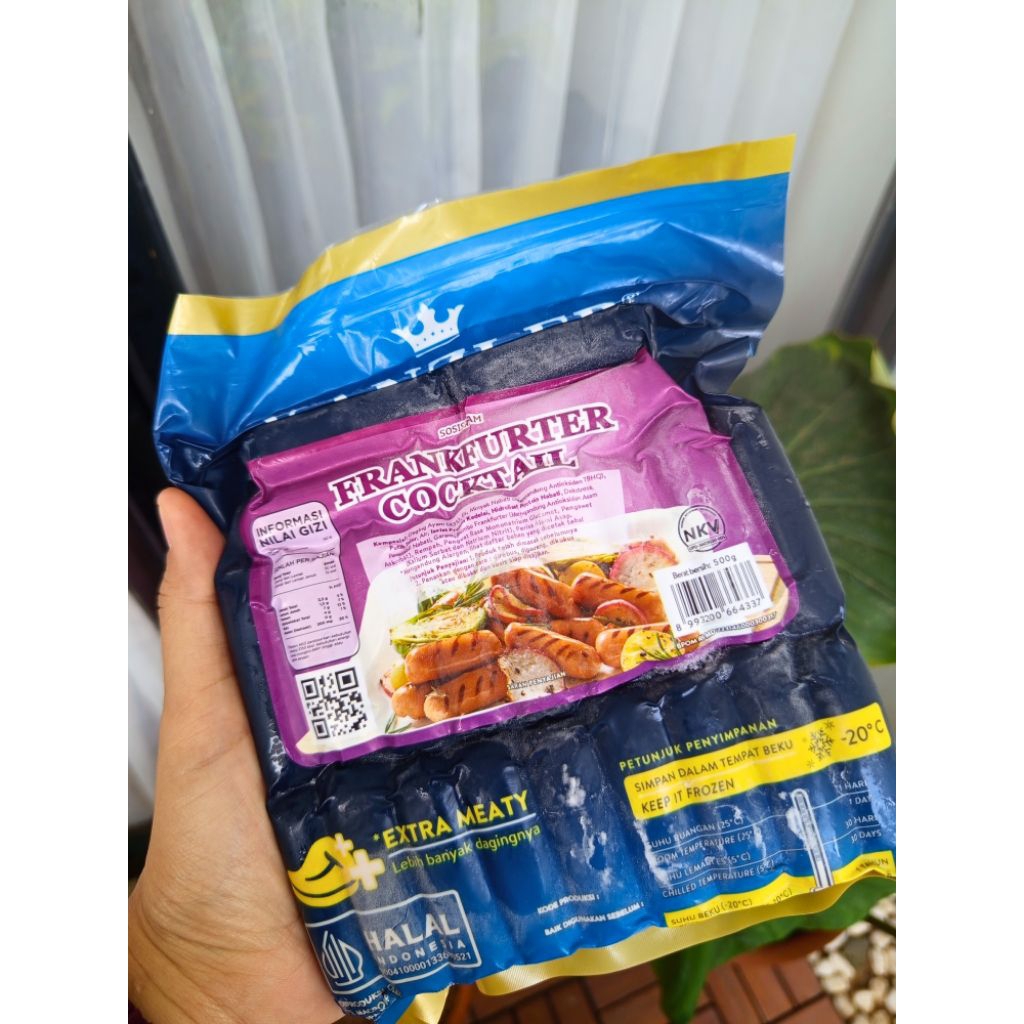 

Kenzler Sosis Ayam Frankfurter cocktail 500gr