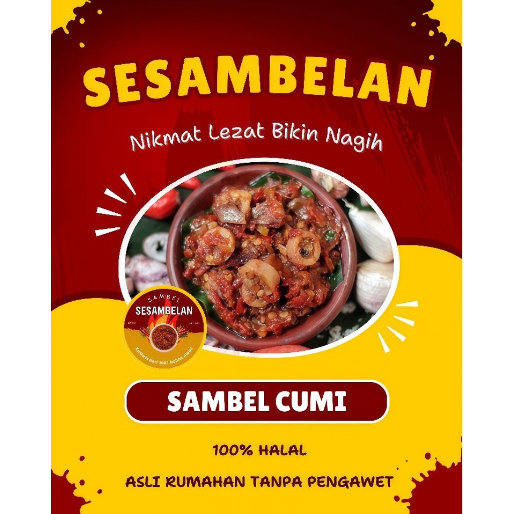 

SAMBEL CUMI SAMBEL BABY CUMI 150 gram TANPA PENGAWET by SESAMBELAN