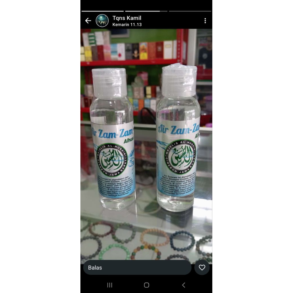 

2pcs Paket Hemat air zam zam asma kemasan 100ml untuk kesehatan