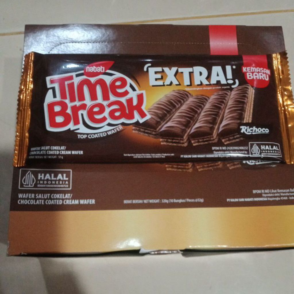 

Nabati Time Break Box isi 10 Sachet @ 32g