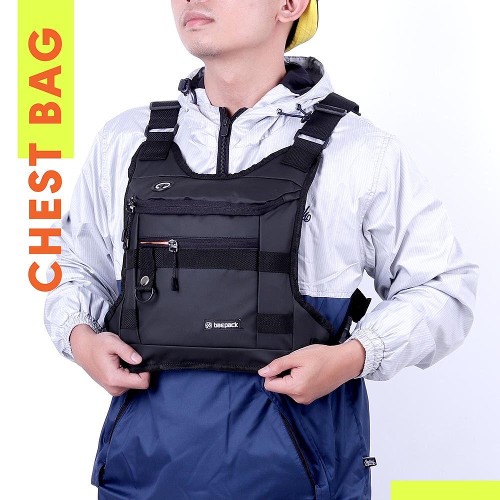Baepack Rompi Motor Chest Bag Pria Waterproof Tas Dada Anti Air