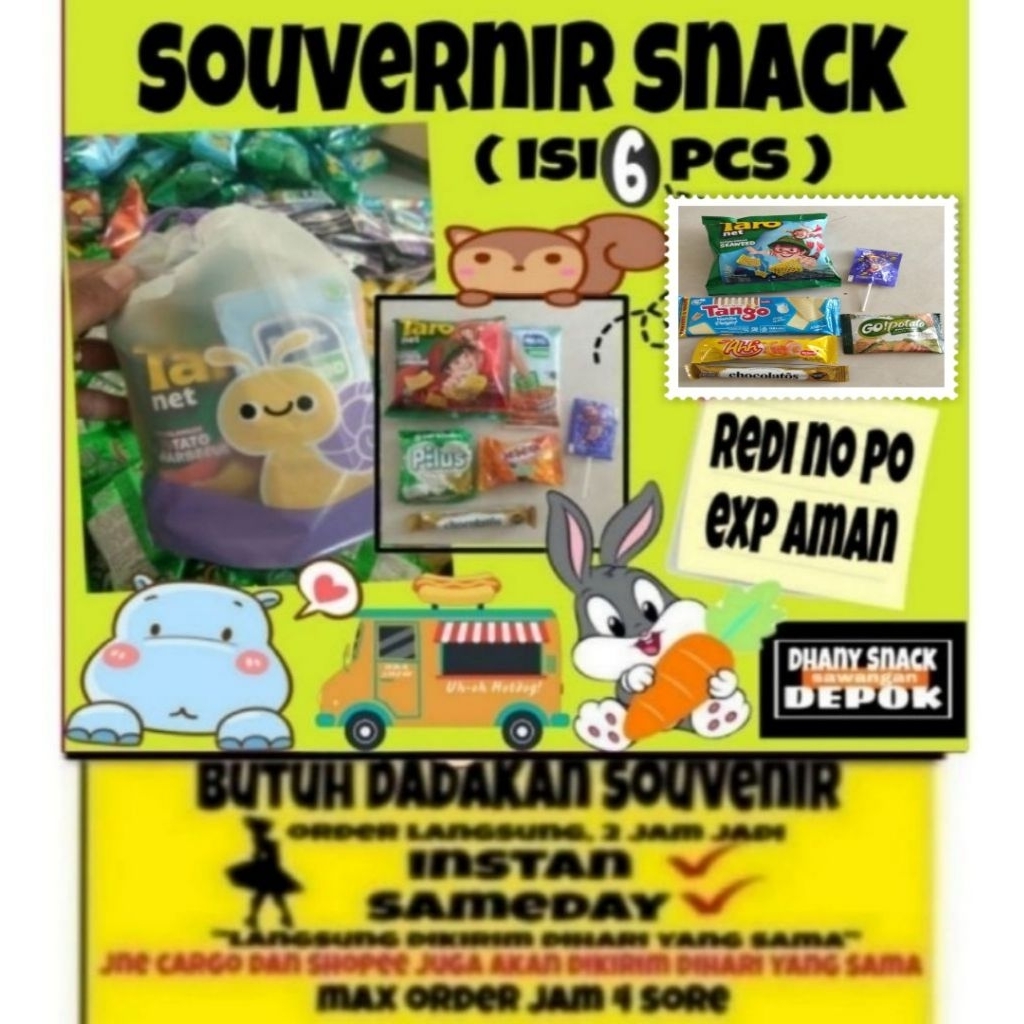 

Paket snack ulang tahun anak / hampers ultah/ paket ultah anak/ souvernir snack