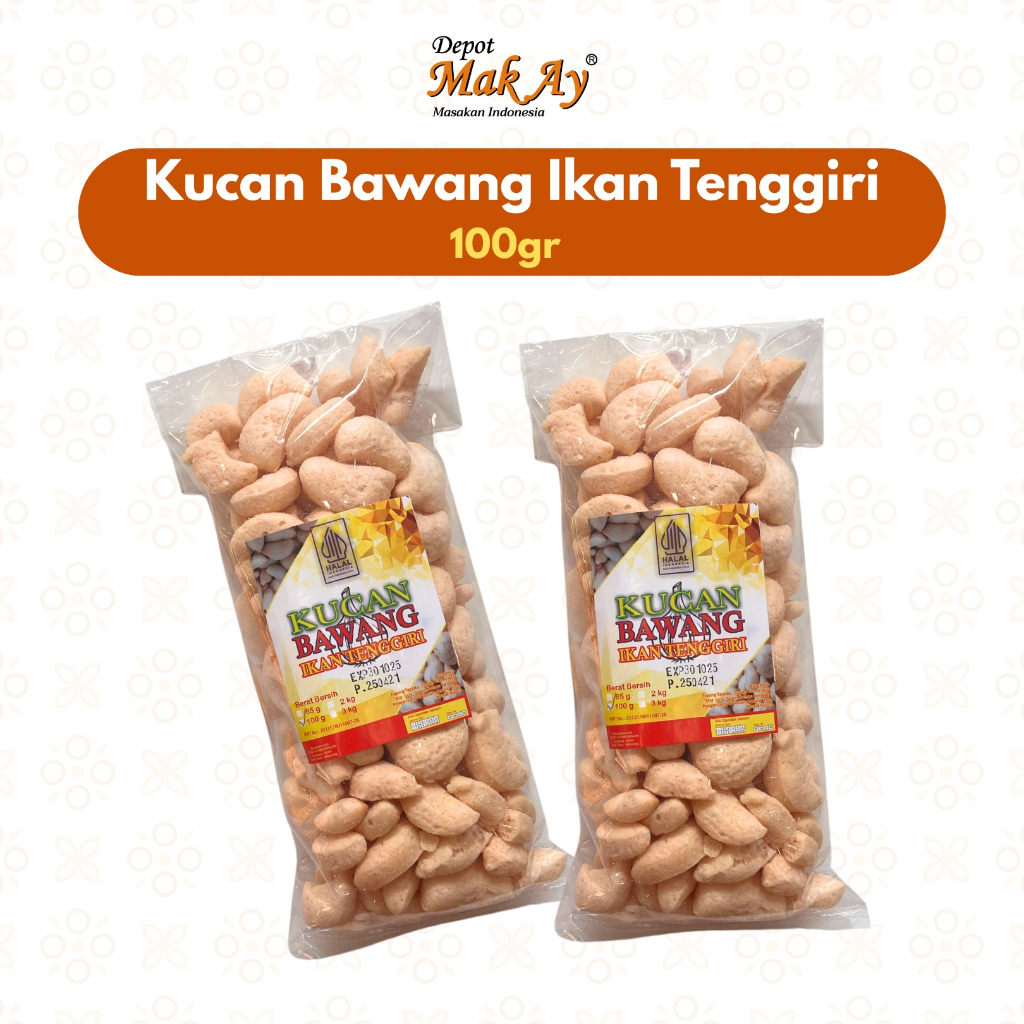 

Kucan Bawang Ikan Tenggiri 100gr Camilan | Jajanan | Surabaya | Snack | Makanan | Keripik | Enak | Nyamil