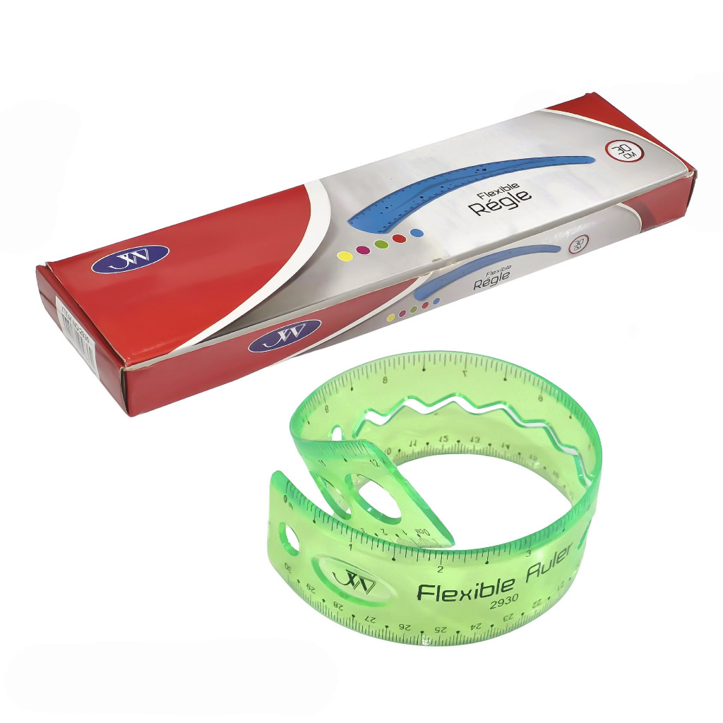 

1 BOX / 24 pcs Penggaris Flexible JW 2930 30cm