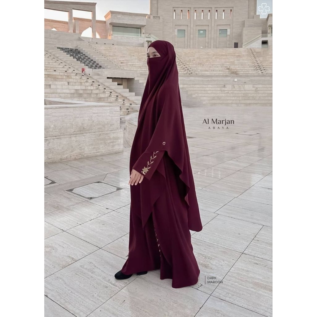 Abaya Al Marjan by Mahira indonesia Gamis Syar'i