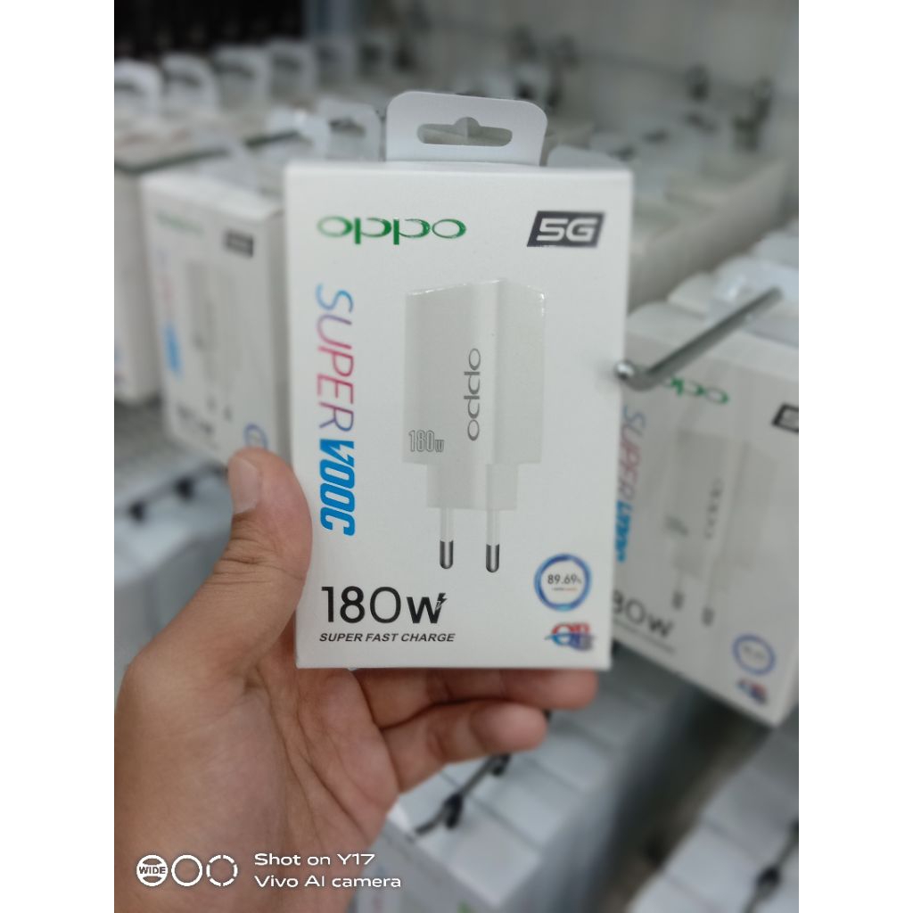 Kepala charger  OPPO adapter super fast charger vooc 180W