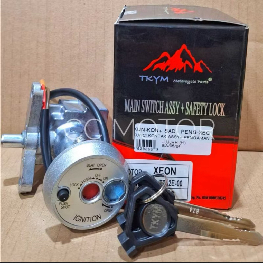 Takayama KUNCI KONTAK SET + PENGAMAN tipe motor XEON (2K)