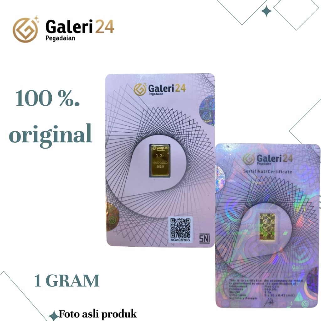 LOGAMMULIA GALERI24( PEGADAIAN) 1GR