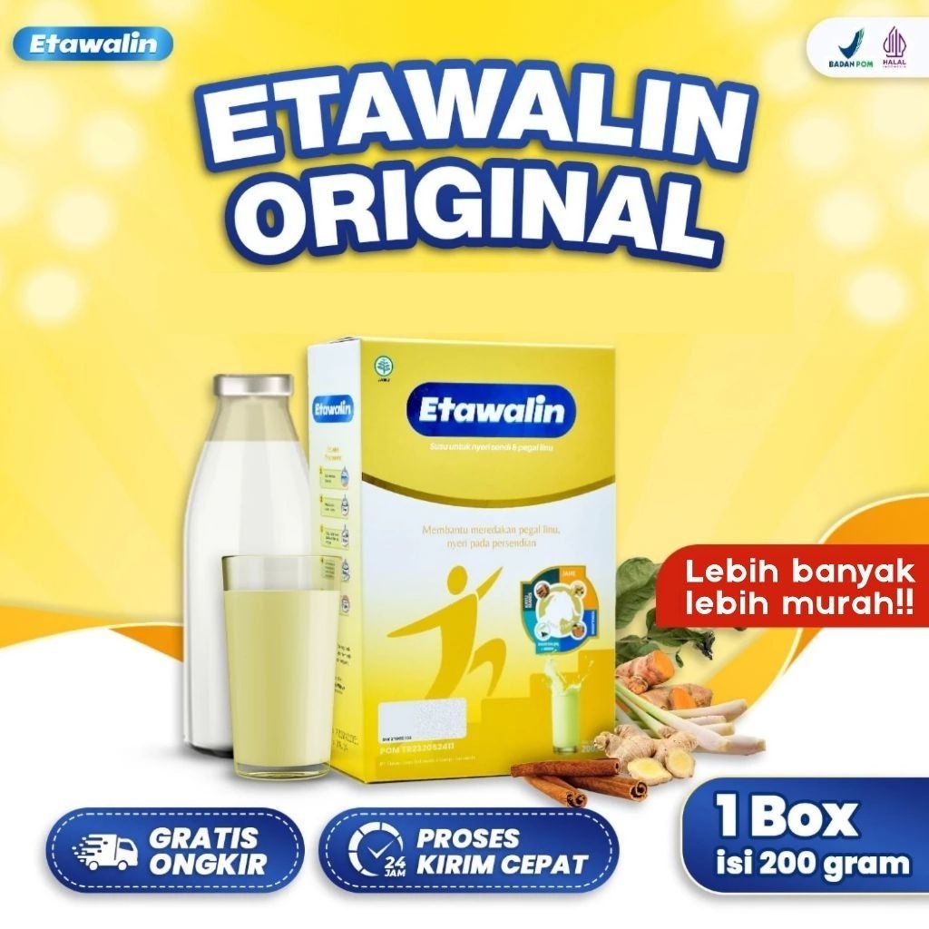 

Etawalin Susu nutrisi untuk tulang dan sendi Original || BPOM