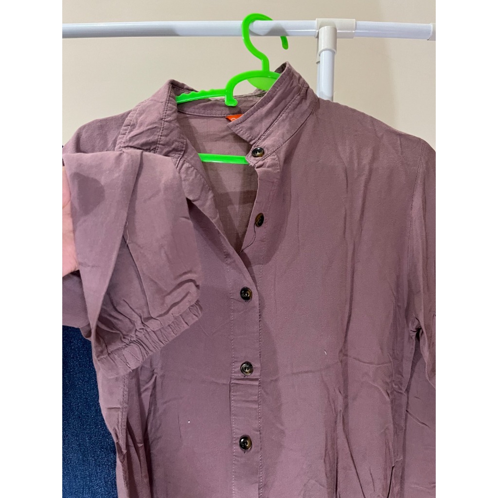 (Preloved) Kemeja Ungu