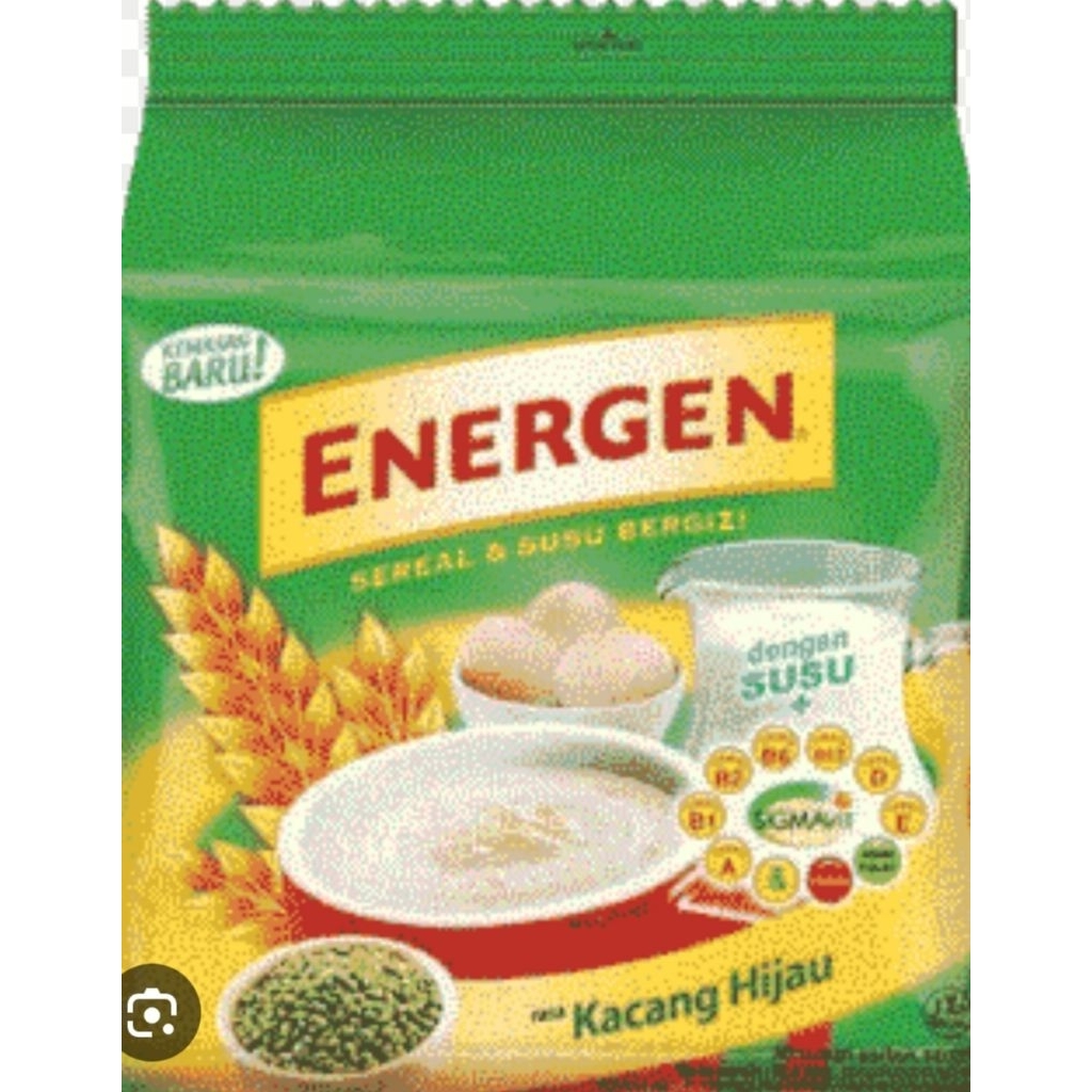 

Energen rasa kacang ijo 1 renceng isi 10 shaset