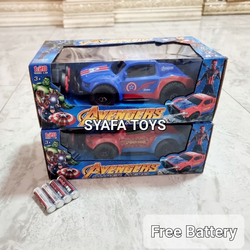 Mainan Anak Anak Mobil Mobilan Avengers Remot